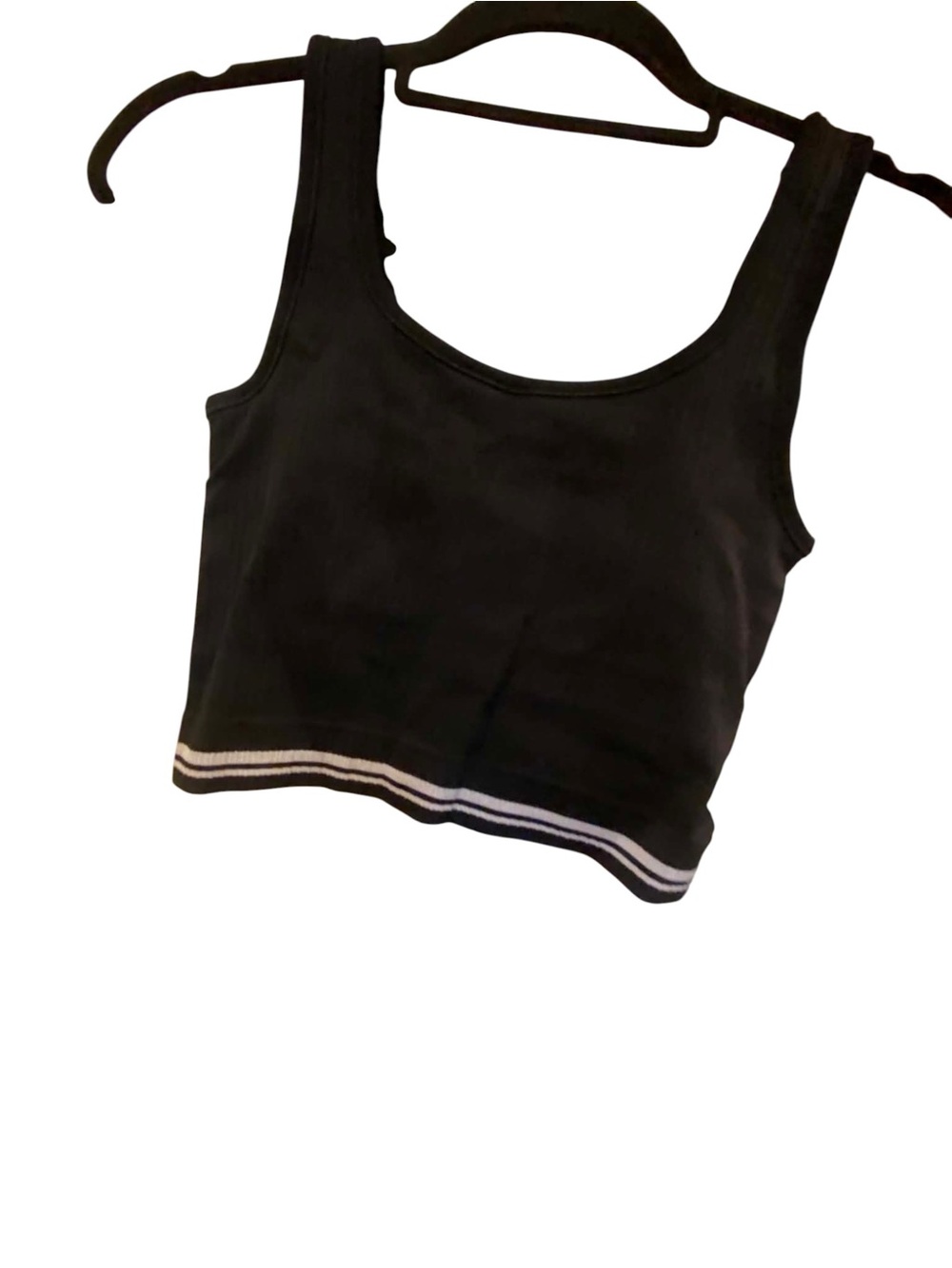 NWT Vuori Seamless Euphoric Tank Size XS BLACK/WHITE